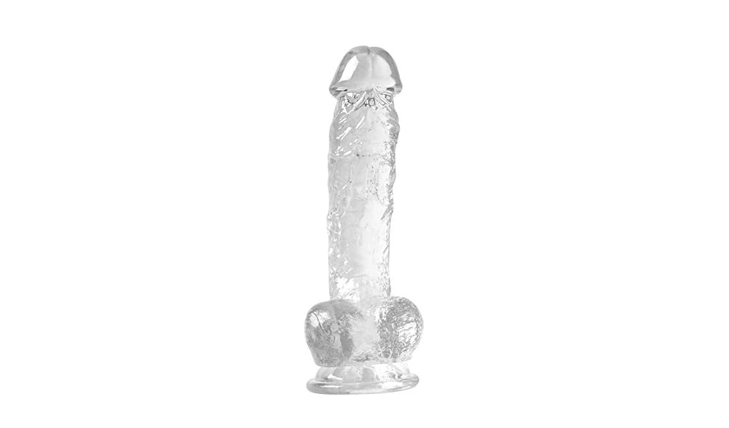 Transparent Realistic Dildo